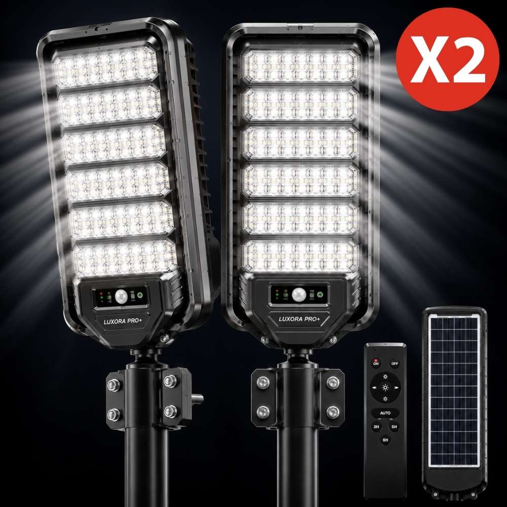 Luxora Pro 2er Solarleuchten-Paket