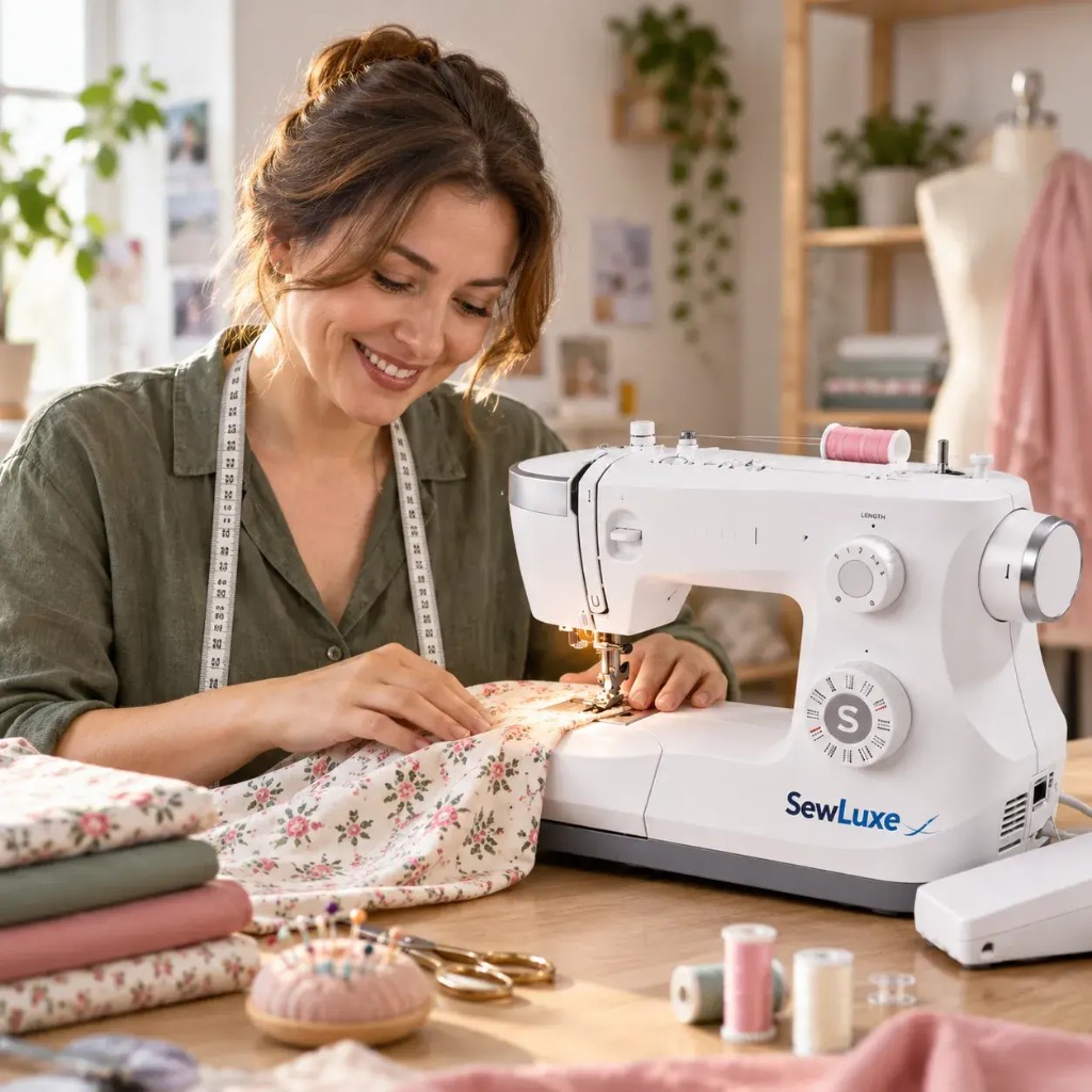 SewLuxe FabricSense adattamento automatico al tessuto